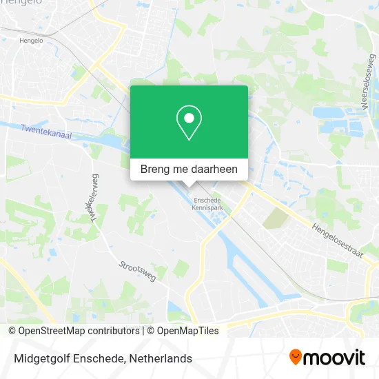 Midgetgolf Enschede kaart