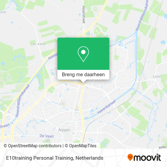 E10training Personal Training kaart