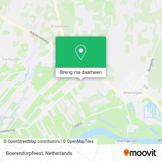 Boerendorpfeest kaart