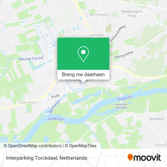 Interparking Torckdael kaart