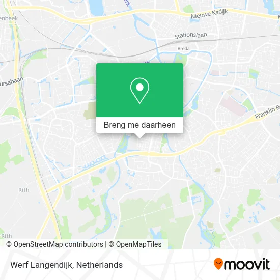 Werf Langendijk kaart