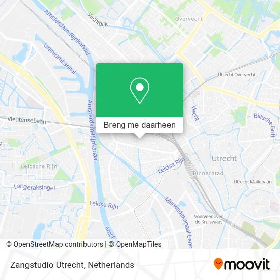 Zangstudio Utrecht kaart