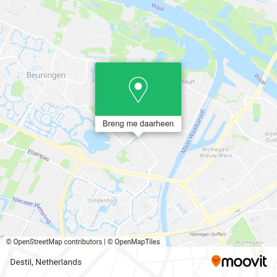 Destil kaart