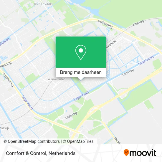 Comfort & Control kaart