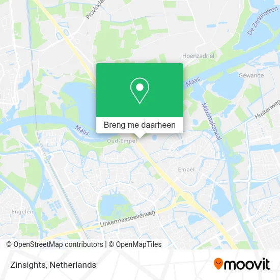 Zinsights kaart
