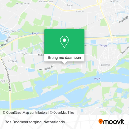 Bos Boomverzorging kaart
