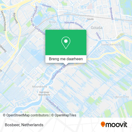 Bosbeer kaart