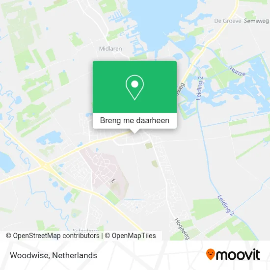 Woodwise kaart