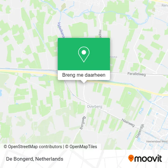 De Bongerd kaart