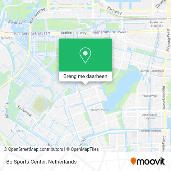 Bp Sports Center kaart