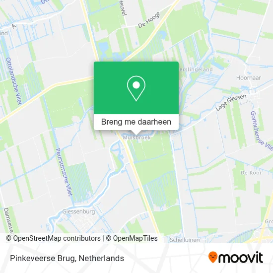 Pinkeveerse Brug kaart