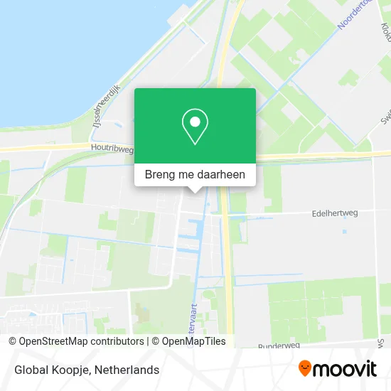 Global Koopje kaart