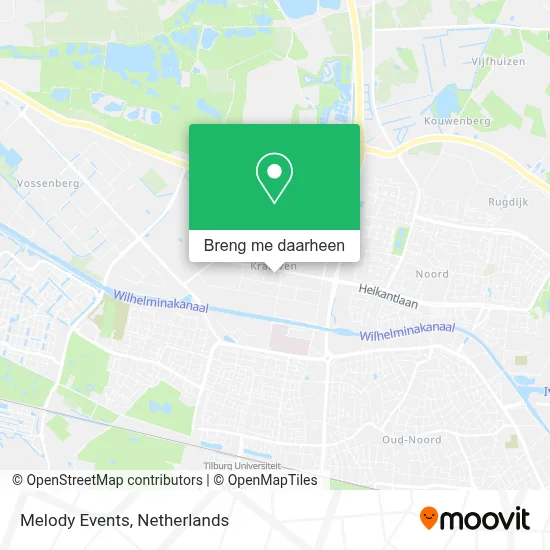 Melody Events kaart