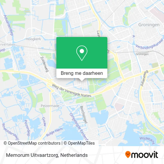 Memorum Uitvaartzorg kaart