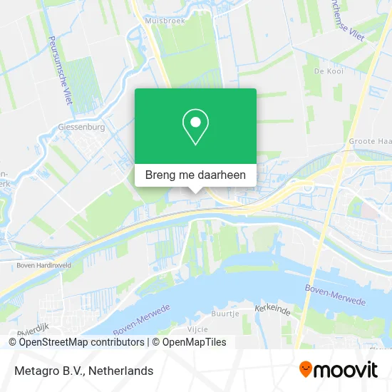 Metagro B.V. kaart