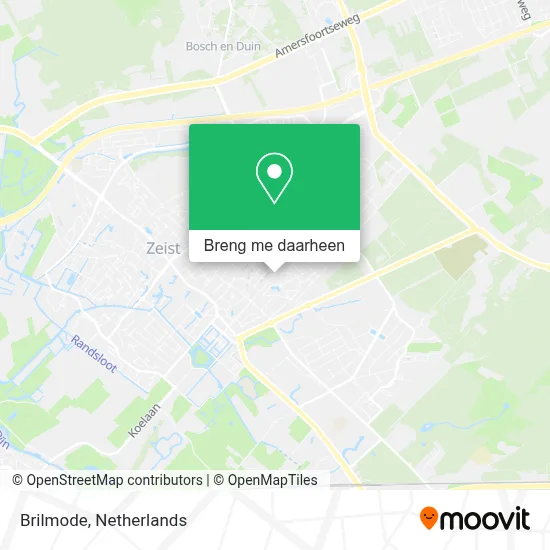 Brilmode kaart