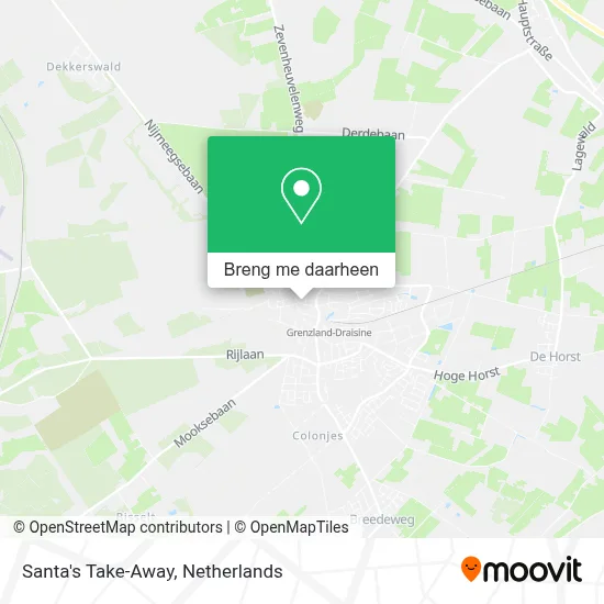 Santa's Take-Away kaart