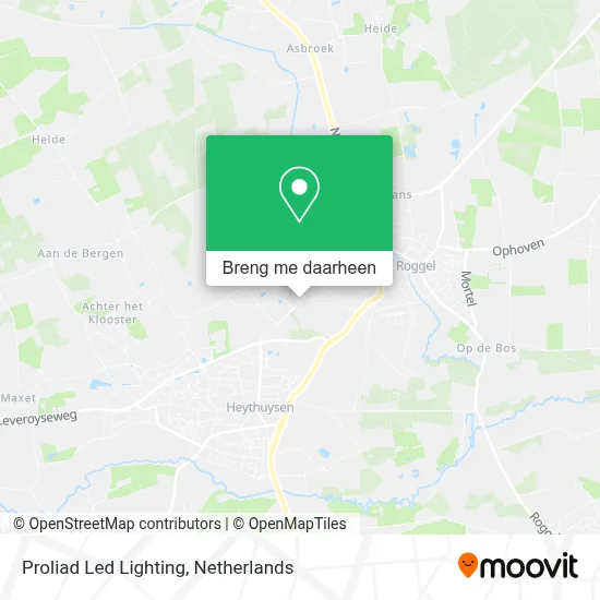 Proliad Led Lighting kaart