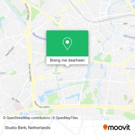 Studio Berk kaart
