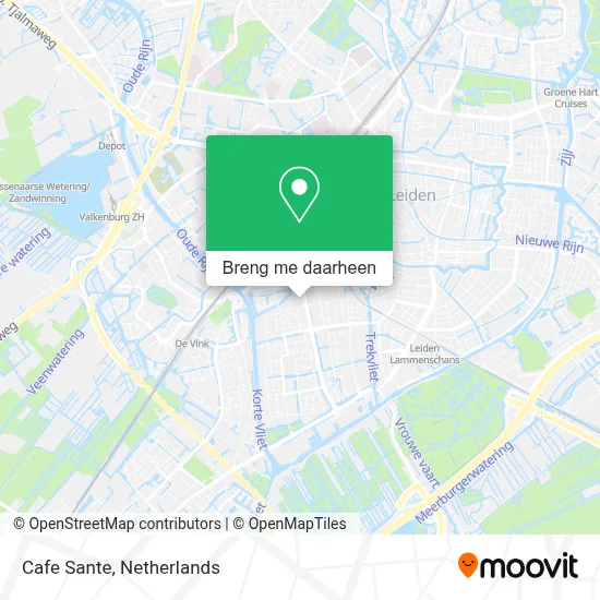 Cafe Sante kaart