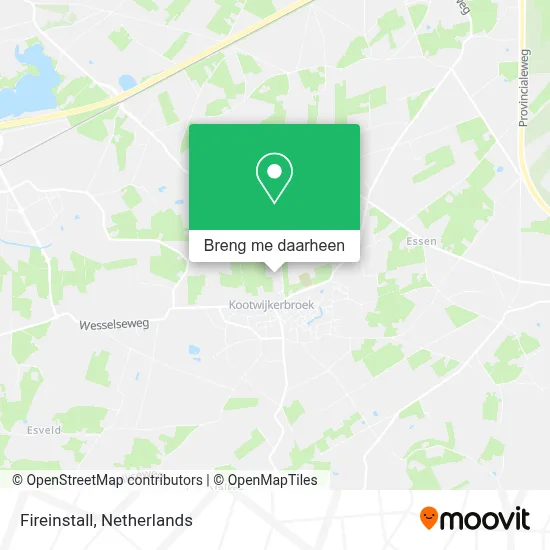 Fireinstall kaart