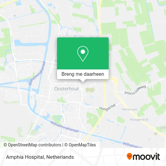 Amphia Hospital kaart