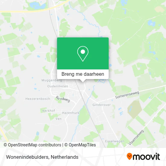 Wonenindebulders kaart