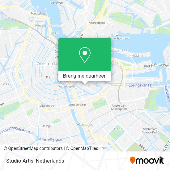 Studio Artis kaart