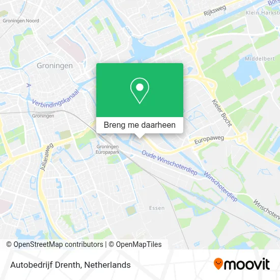 Autobedrijf Drenth kaart
