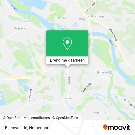 Bijenweelde kaart