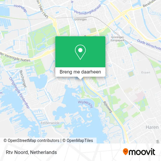 Rtv Noord kaart