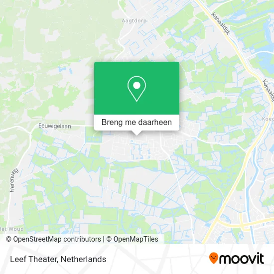 Leef Theater kaart
