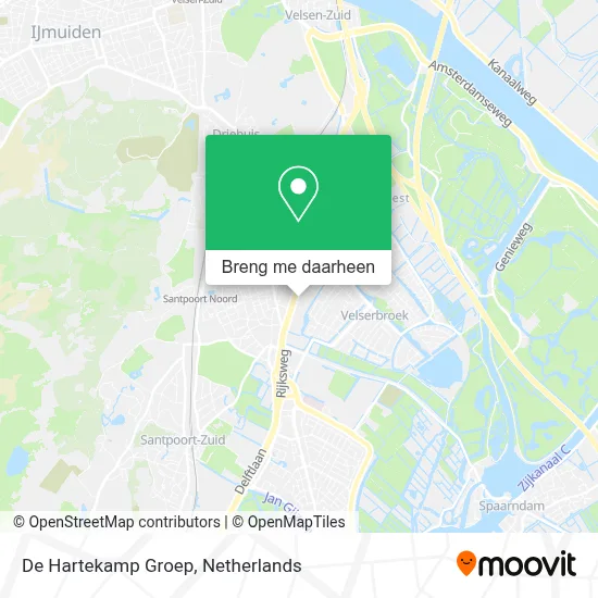 De Hartekamp Groep kaart