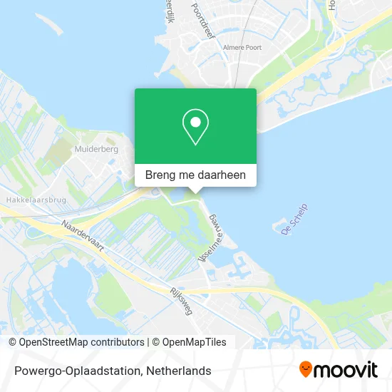 Powergo-Oplaadstation kaart