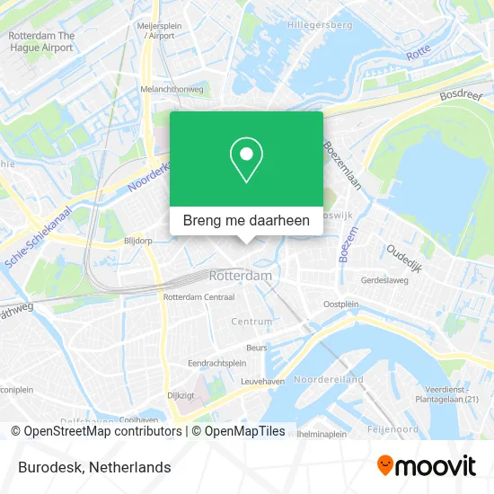 Burodesk kaart