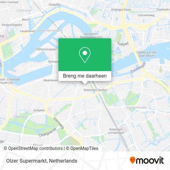 Olzer Supermarkt kaart