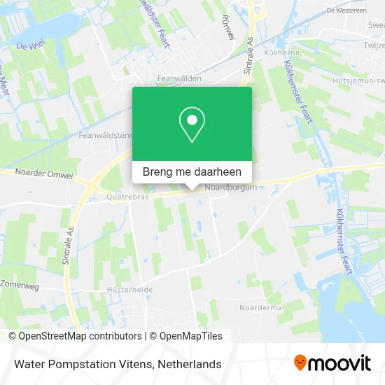 Water Pompstation Vitens kaart