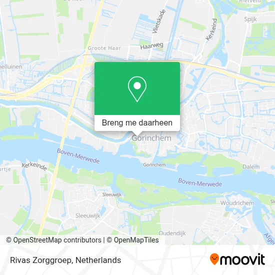 Rivas Zorggroep kaart