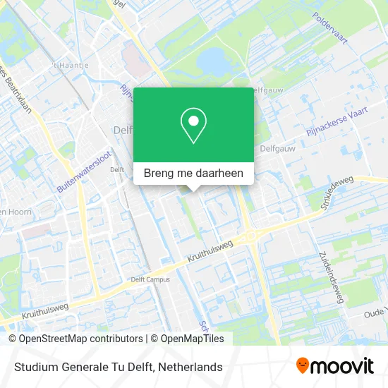 Studium Generale Tu Delft kaart