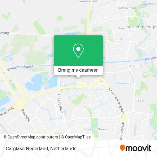 Carglass Nederland kaart