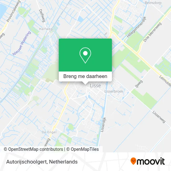 Autorijschoolgert kaart