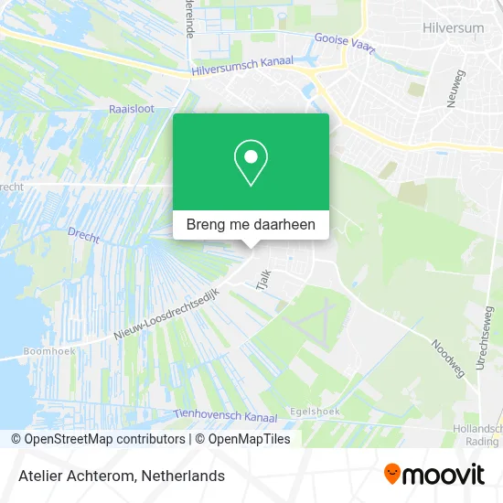 Atelier Achterom kaart