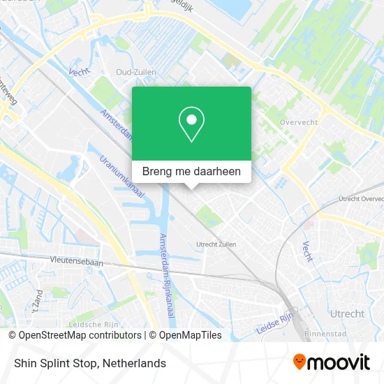 Shin Splint Stop kaart