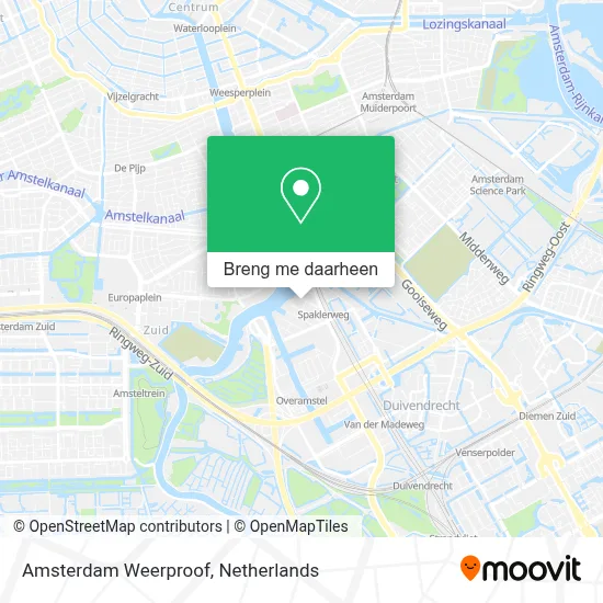 Amsterdam Weerproof kaart