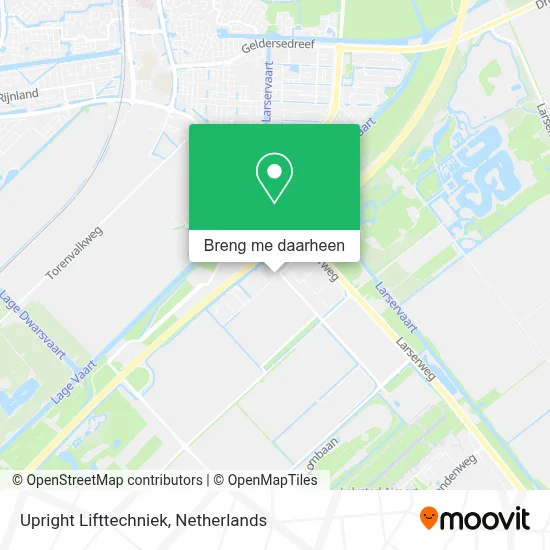 Upright Lifttechniek kaart
