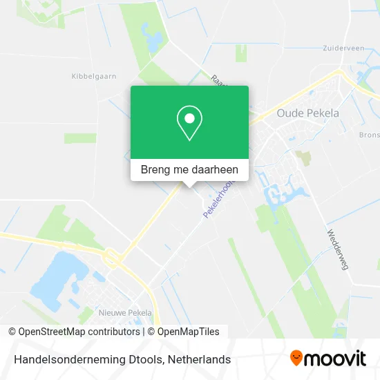 Handelsonderneming Dtools kaart