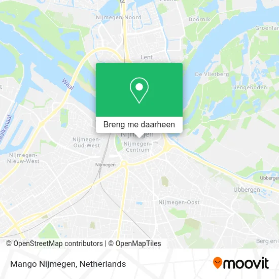 Mango Nijmegen kaart