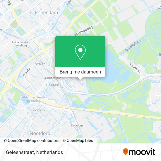 Geleenstraat kaart