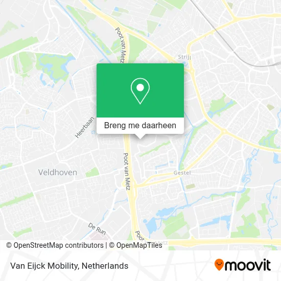 Van Eijck Mobility kaart
