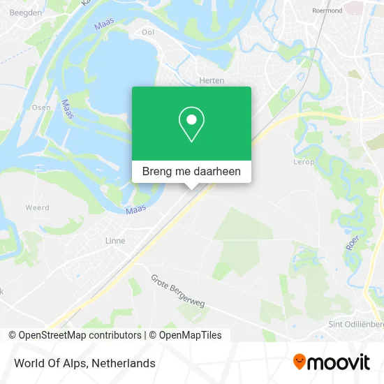 World Of Alps kaart
